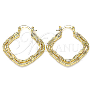 Gold Filled Hoop Earrings — Medium Hoop Polished 02. — main product view — SKU 127918 | Oro Laminado aretes de aro — Medium Hoop pulido 02. — SKU 127918
