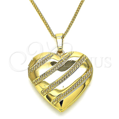 Gold Filled Gold-Filled Heart Necklace 04.117.0006.20 for wholesale, main product view