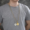 Stainless Steel Pendant Necklace, Polished, Steel Finish, 04.358.0014.30 (03 MM Thickness, 30 Inches Length)