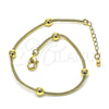 Oro Laminado Fancy Bracelet, Gold Filled Style Polished, Golden Finish, 03.360.0004.08 (05 MM Thickness, 8 Inches Length)