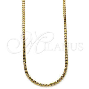 Stainless Steel Necklace — Fancy Necklace Polished 04.63. 03 MM Thickness 30 — main product view — SKU 128273 | Acero Inoxidable collar — elegante Necklace pulido 04.63. 03 MM Thickness 30 — SKU 128273