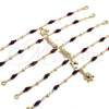 Oro Laminado Charm Bracelet, Gold Filled Style Owl Design, Polished, Golden Finish, 03.213.0084.07 (04 MM Thickness, 7 Inches Length)