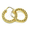 Oro Laminado Medium Hoop, Gold Filled Style Polished, Golden Finish, 02.170.0278.30