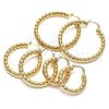 Oro Laminado Medium Hoop, Gold Filled Style Polished, Golden Finish, 02.170.0278.30