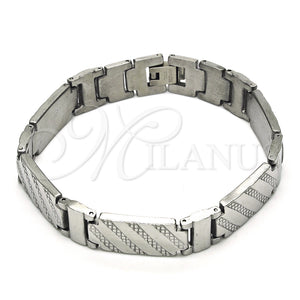 Stainless Steel Bracelet — Solid Bracelet Polished 03. 12 MM Thickness 8 — main product view — SKU 128691 | Acero Inoxidable brazalete — Solid Bracelet pulido 03. 12 MM Thickness 8 — SKU 128691