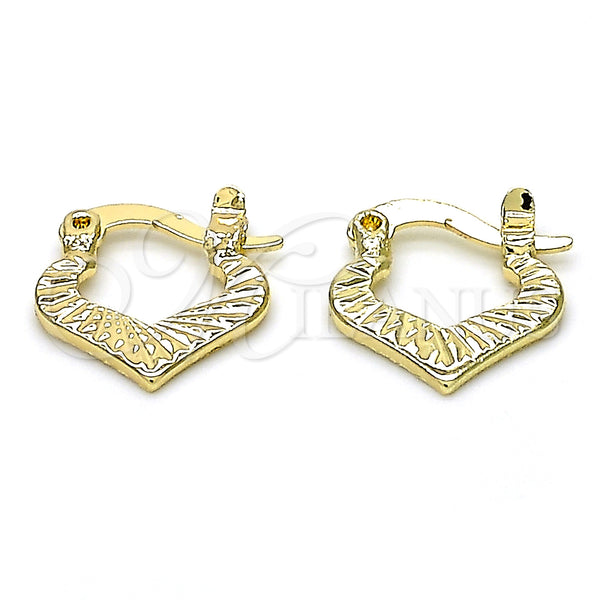 Gold Filled Hoop Earrings — Small Hoop Polished 02. — main product view — SKU 128827 | Oro Laminado aretes de aro — Small Hoop pulido 02. — SKU 128827
