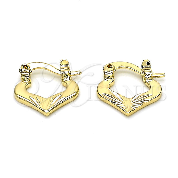Gold Filled Hoop Earrings — Small Hoop Polished 02. — main product view — SKU 128829 | Oro Laminado aretes de aro — Small Hoop pulido 02. — SKU 128829