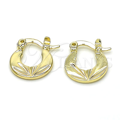 Gold Filled Hoop Earrings — Small Hoop Polished 02. for wholesale, main product view