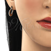 Oro Laminado Small Hoop, Gold Filled Style Polished, Golden Finish, 02.163.0083.12