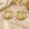 Oro Laminado Small Hoop, Gold Filled Style Polished, Golden Finish, 02.163.0083.12