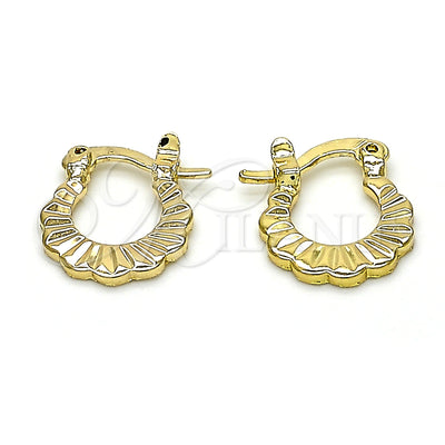 Gold Filled Hoop Earrings — Small Hoop Polished 02. for wholesale, main product view