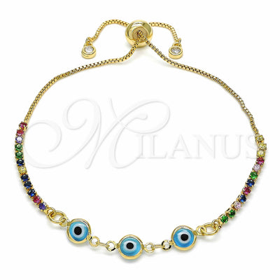 Gold-Filled Evil Eye Bracelet 03.63.2084.2.11 — main product image — SKU 128910 | Pulsera de Oro Laminado 03.63.2084.2.11 — imagen principal del producto — SKU 128910