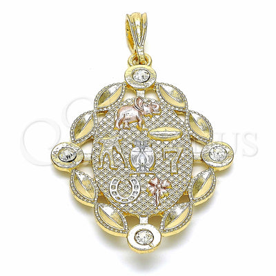 Gold Filled Gold-Filled Elephant and Owl Pendant 05.351.0030 for wholesale, main product view