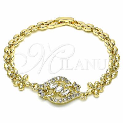 Dorado Oro Laminado Pulsera, vista principal del producto por Mayoreo, vista principal del producto