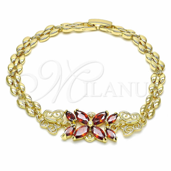 Dorado Oro Laminado Pulsera, vista principal del producto por Mayoreo, vista principal del producto