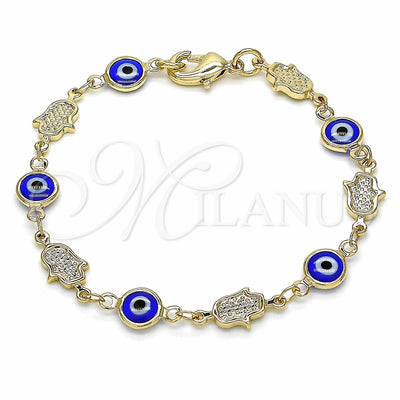 Dorado Oro Laminado Pulsera, vista principal del producto por Mayoreo, vista principal del producto