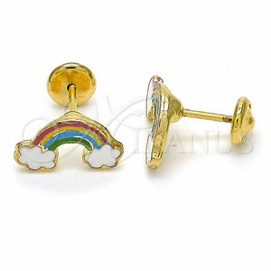 Gold Filled Ring — Stud Earring Polished 02.09. — main product view — SKU 129224 | Oro Laminado anillo — Stud Earring pulido 02.09. — SKU 129224