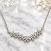 Sterling Silver Pendant Necklace, Flower Design, with White Cubic Zirconia, Polished, Rhodium Finish, 04.336.0128.16 (01 MM Thickness, 16 Inches Length)