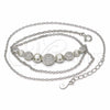 Sterling Silver Pendant Necklace, with White Cubic Zirconia, Polished, Rhodium Finish, 04.336.0135.16 (01 MM Thickness, 16 Inches Length)