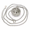 Sterling Silver Pendant Necklace, Tree Design, with White Cubic Zirconia, Polished, Rhodium Finish, 04.336.0137.16 (01 MM Thickness, 16 Inches Length)