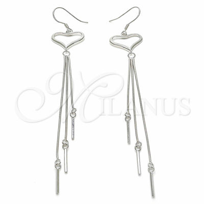 Sterling Silver Heart Earrings 02.285.0100 for wholesale, main product view