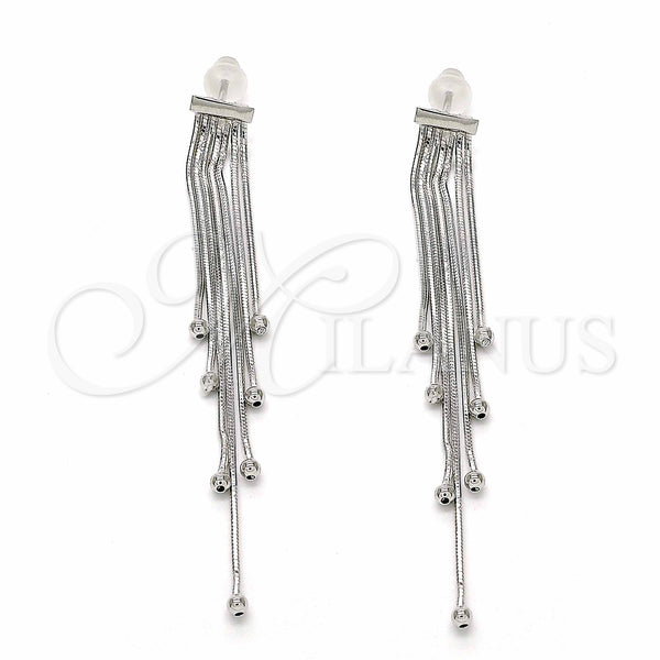 Sterling Silver Ring — Long Earring Polished 02. — main product view — SKU 129523 | Plata 925 anillo — Long Earring pulido 02. — SKU 129523