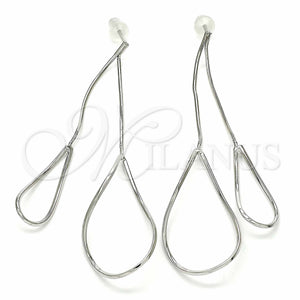 Sterling Silver Ring — Long Earring Teardrop Design Polished 02. — main product view — SKU 129524 | Plata 925 anillo — Long Earring Teardrop diseño pulido 02. — SKU 129524