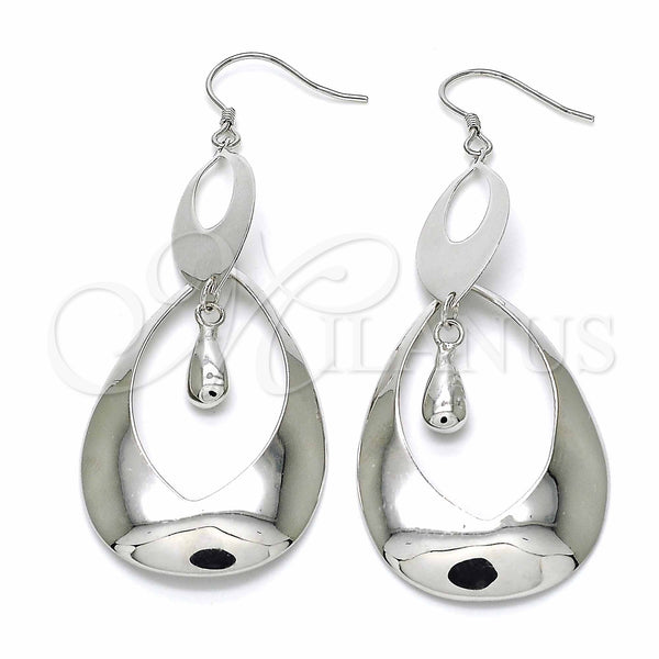 Sterling Silver Ring — Stud Earring Teardrop Design Polished 02. — main product view — SKU 129551 | Plata 925 anillo — Stud Earring Teardrop diseño pulido 02. — SKU 129551