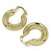 Oro Laminado Small Hoop, Gold Filled Style Polished, Golden Finish, 02.170.0288.25