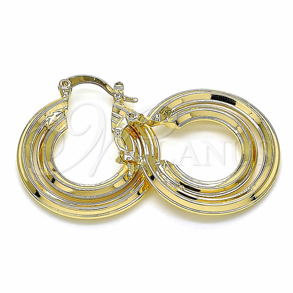 Gold Filled Hoop Earrings — Small Hoop Polished 02. — main product view — SKU 129677 | Oro Laminado aretes de aro — Small Hoop pulido 02. — SKU 129677