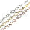 Sterling Silver Fancy Bracelet, Judaica and Hand of God Design, with White Cubic Zirconia, Polished, Golden Finish, 03.369.0001.2.07 (05 MM Thickness, 7 Inches Length)