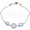 Plateada Plata Esterlina Pulsera, vista principal del producto de Plata 925 por Mayoreo, vista principal del producto