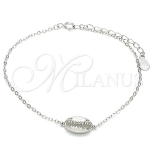 Sterling Silver Bracelet — Fancy Bracelet Polished 03. 02 MM Thickness 6 — main product view — SKU 129818 | Plata 925 brazalete — elegante Bracelet pulido 03. 02 MM Thickness 6 — SKU 129818