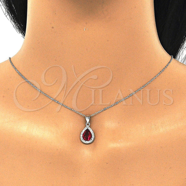 Sterling Silver Ring — Earring and Pendant Adult Set Teardrop Design with — alternate product view — SKU 129849 | Plata 925 anillo — Earring and Pendant Adult Set Teardrop diseño with — SKU 129849