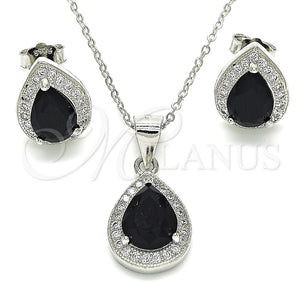 Sterling Silver Ring — Earring and Pendant Adult Set Teardrop Design with — main product view — SKU 129850 | Plata 925 anillo — Earring and Pendant Adult Set Teardrop diseño with — SKU 129850
