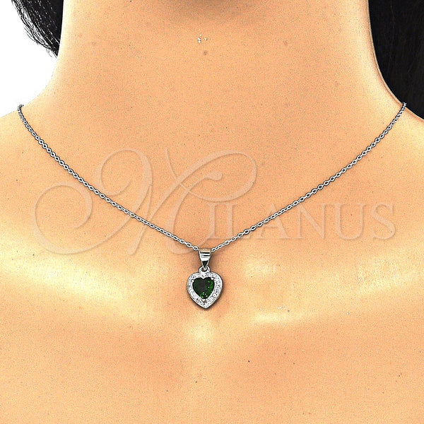 Sterling Silver Ring — Earring and Pendant Adult Set Heart Design with — main product view — SKU 129897 | Plata 925 anillo — Earring and Pendant Adult Set corazón diseño with — SKU 129897