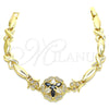 Dorado Oro Laminado Pulsera, vista 4 de la galería del producto por Mayoreo, vista adicional 4 del producto