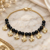 Oro Laminado Charm Bracelet, Gold Filled Style Four-leaf Clover Design, Polished, Golden Finish, 03.63.2094.07 (01 MM Thickness, 7 Inches Length)