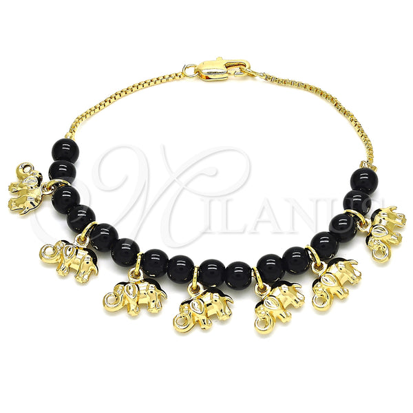 Gold Filled Bracelet — Charm Bracelet Elephant Design Polished 03.63. 01 MM — main product view — SKU 129973 | Oro Laminado brazalete — Charm Bracelet Elephant diseño pulido 03.63. 01 MM — SKU 129973