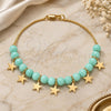 Oro Laminado Fancy Bracelet, Gold Filled Style Star Design, Polished, Golden Finish, 03.63.2097.07 (01 MM Thickness, 7 Inches Length)