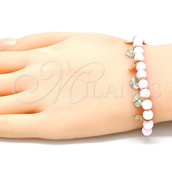 Gold Filled Bracelet — Fancy Bracelet Heart Design Polished 03.63. 01 MM — alternate product view — SKU 129978 | Oro Laminado brazalete — elegante Bracelet corazón diseño pulido 03.63. 01 MM — SKU 129978