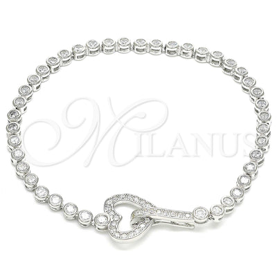 Sterling Silver Heart Bracelet 03.286.0003.08 for wholesale, main product view