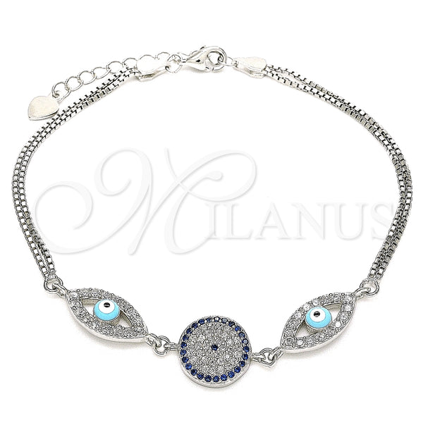 Plateada Plata Esterlina Pulsera, vista principal del producto de Plata 925 por Mayoreo, vista principal del producto