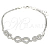 Plateada Plata Esterlina Pulsera, vista principal del producto de Plata 925 por Mayoreo, vista principal del producto