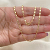 Oro Laminado Basic Necklace, Gold Filled Style Polished, Golden Finish, 04.213.0029.20 (0.60 Gauge, 02 MM Thickness, 20 Inches Length)