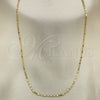 Oro Laminado Basic Necklace, Gold Filled Style Polished, Golden Finish, 04.213.0051.22 (02 MM Thickness, 22 Inches Length)