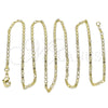 Oro Laminado Basic Necklace, Gold Filled Style Polished, Golden Finish, 04.213.0032.20 (02 MM Thickness, 20 Inches Length)