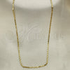 Oro Laminado Basic Necklace, Gold Filled Style Polished, Golden Finish, 04.213.0032.22 (02 MM Thickness, 22 Inches Length)
