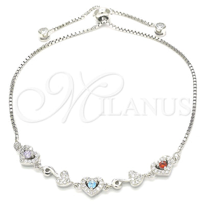 Sterling Silver Heart Bracelet 03.175.0001.11 — main product image — SKU 130359 | Pulsera de Plata Esterlina 03.175.0001.11 — imagen principal del producto — SKU 130359