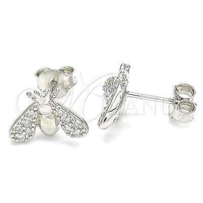 Sterling Silver Bee Earrings 02.336.0129 for wholesale, main product view